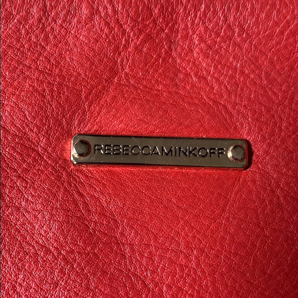 Rebecca Minkoff mini 5 zip crossbody red - Picture 2 of 6